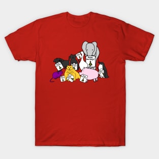 Christmas Cute Animals say Happy Holidays T-Shirt